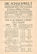 DIE SCHACHWELT / 1911 vol 1, no 18